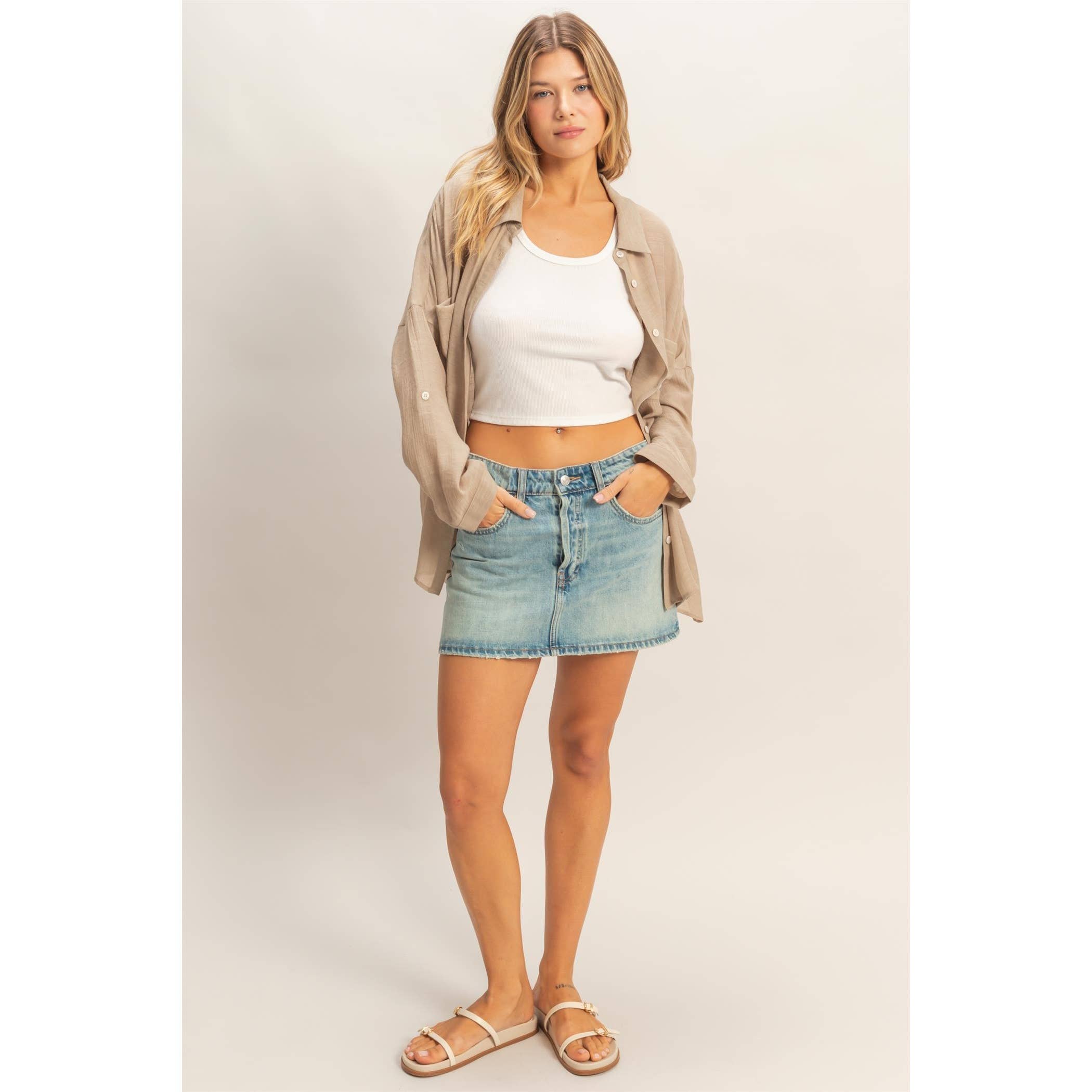 Down Blouse