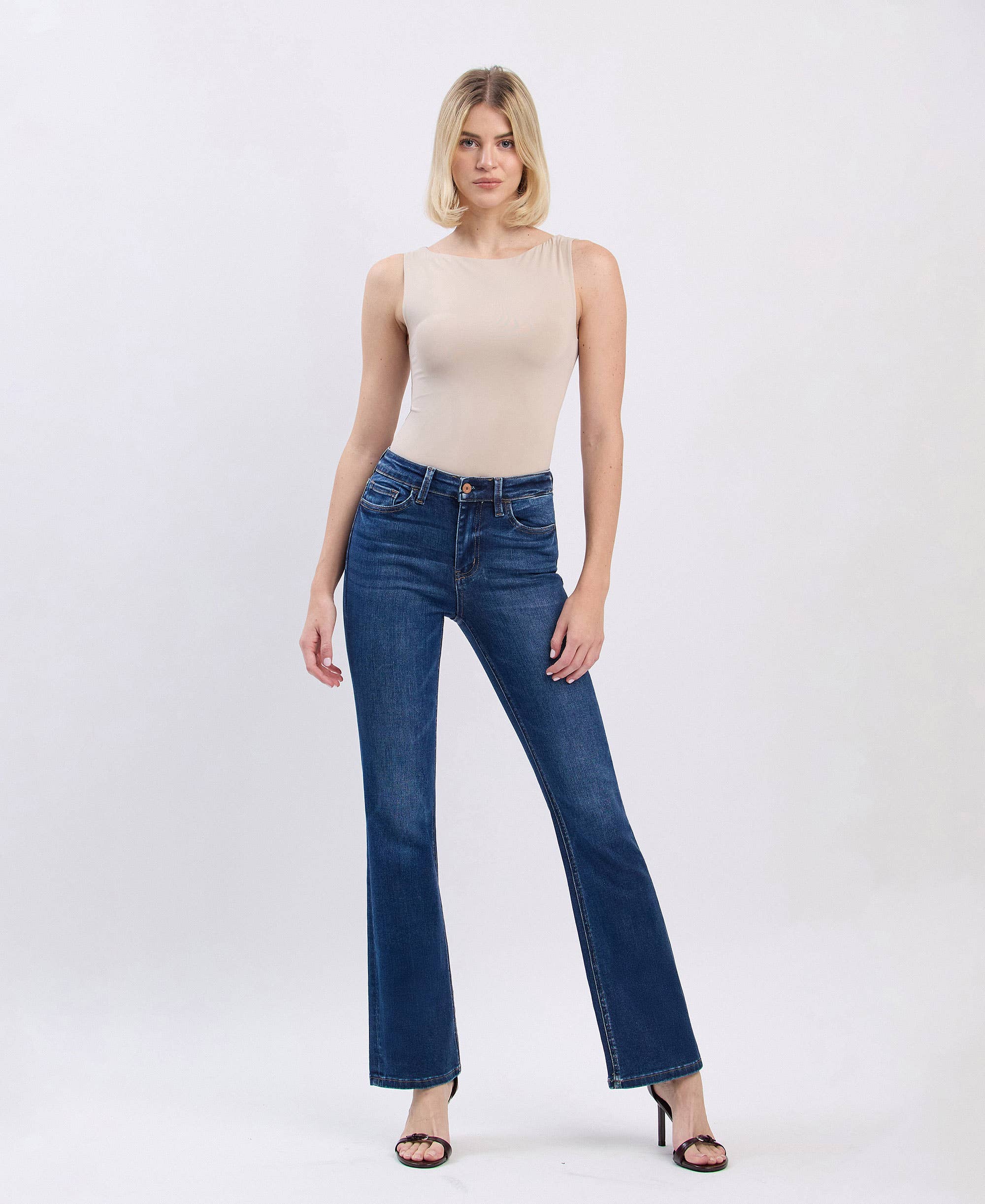 SKYLAR - LITTLE SUNSHINE | HIGH RISE BOOTCUT JEANS