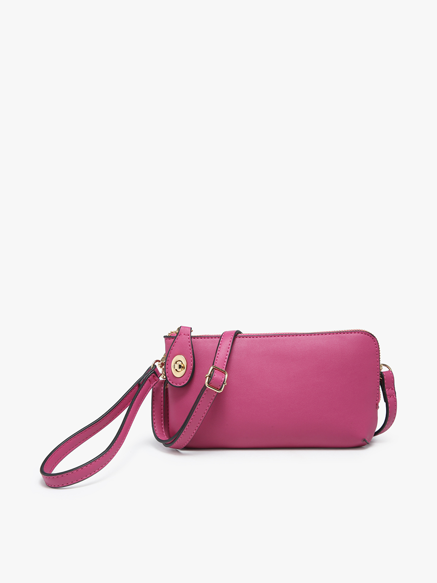 Kendall Crossbody/Wristlet w/ Twist Lock Closure