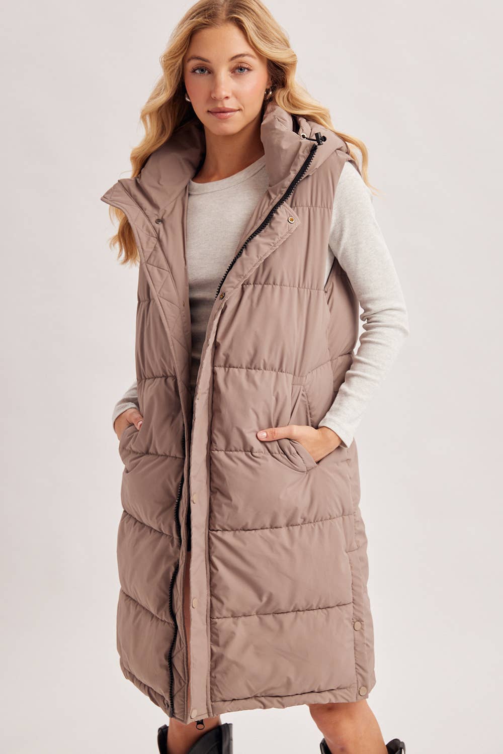 QUILTED PUFFER VEST