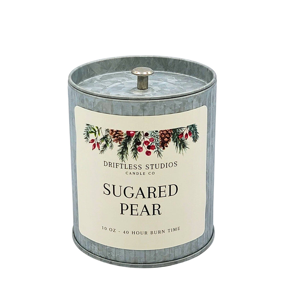 Sugared Pear Christmas Farmhouse Candle - Christmas Candles