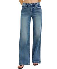 RISEN High Waist Wide Leg Tummy Control Jeans
