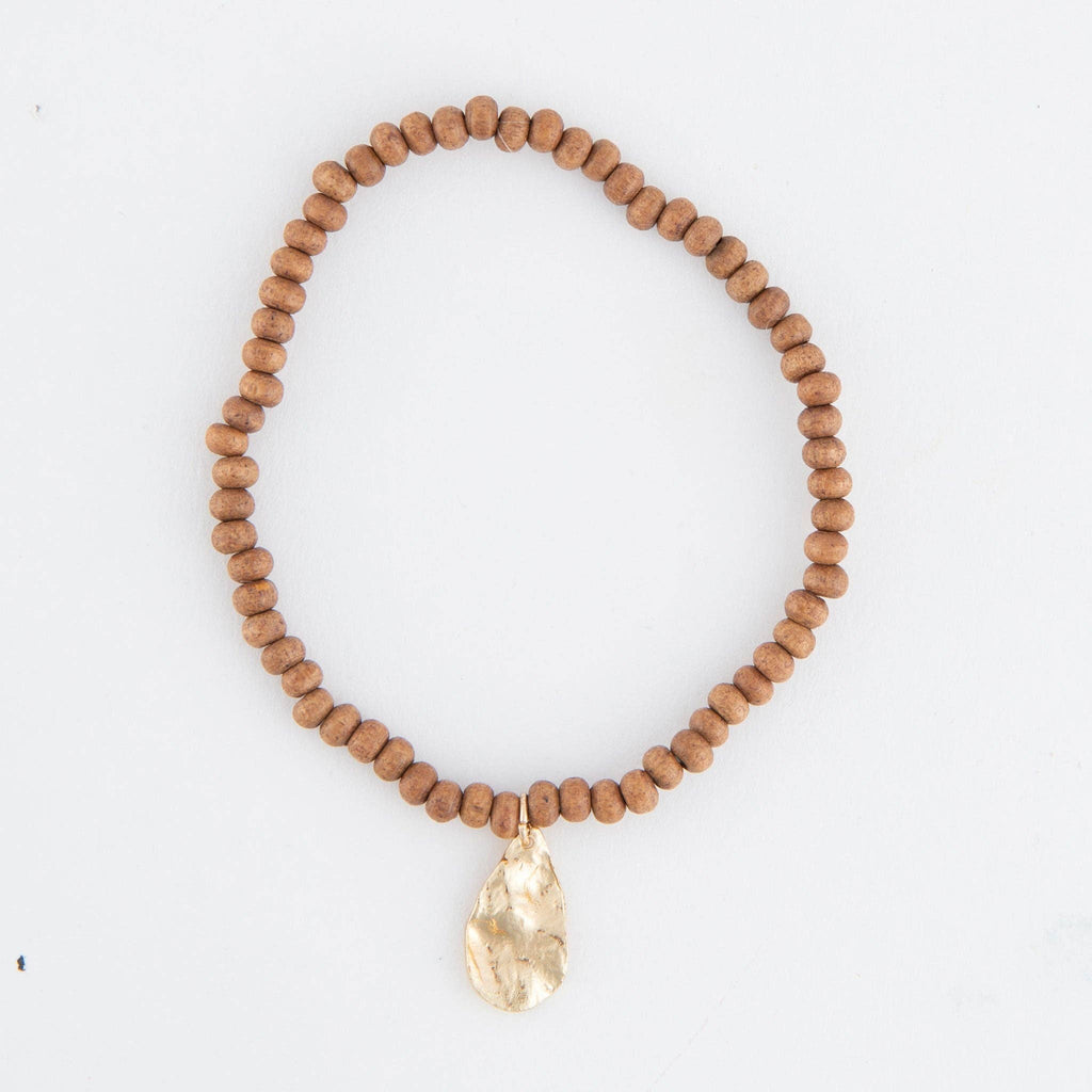 Wooden Bracelets – Aya Bracelet Set | Stackable Earth Tone Beads