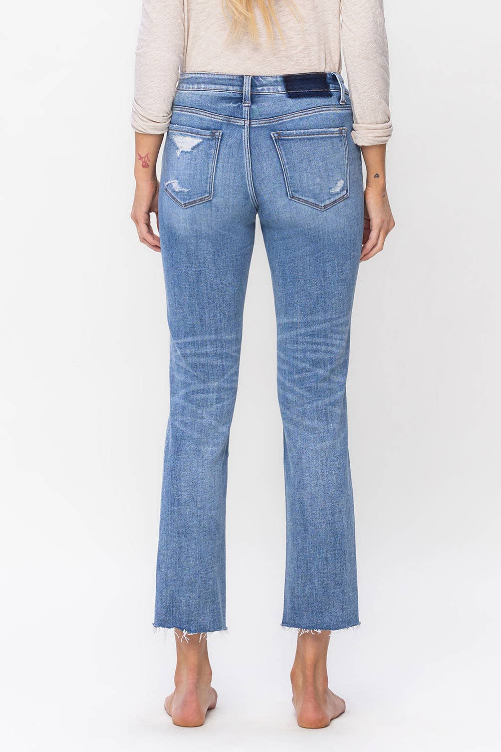 MID RISE SLIM STRAIGHT JEANS ALTRUISTICALLY Spring-Summer FLYING MONKEY