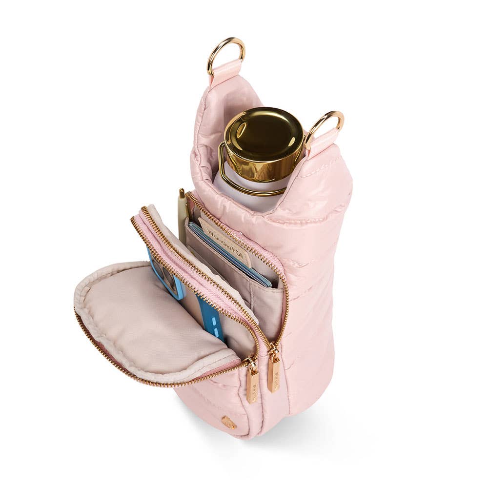 WanderFull - Original HydroBag - Blush HydroBag® with Blush and Ivory Striped Strap