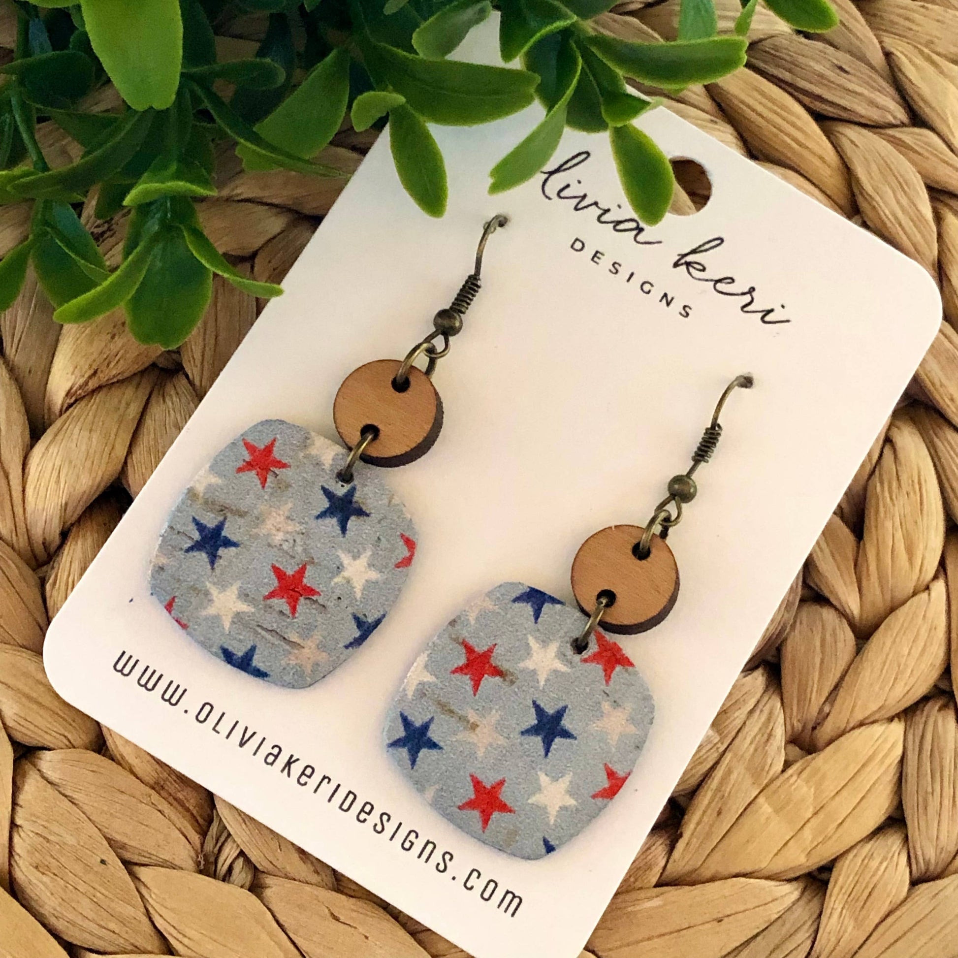 Nora - Patriotic Blue Stars Spring-Summer Olivia Keri Designs