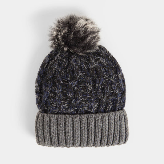 Navy Multi Winter Carnival Hat: One Size Fall-Winter COCO + CARMEN