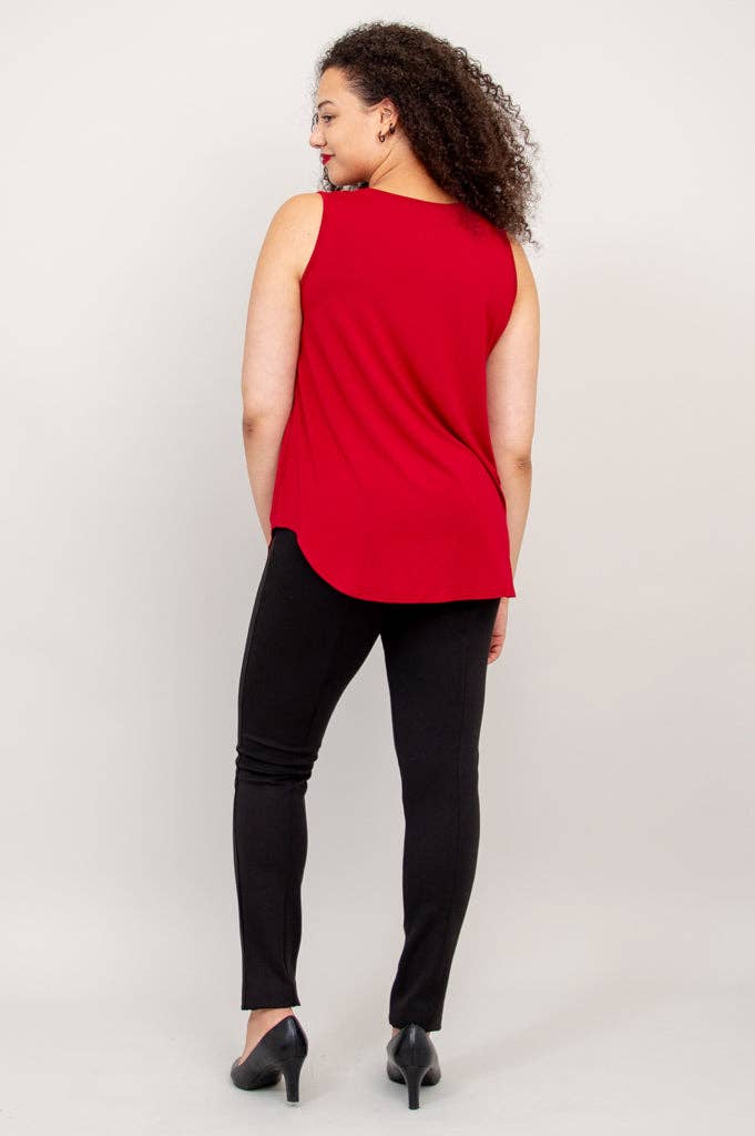 Jazz Red Bamboo Tank Fall-Winter Blue Sky Clothing Co