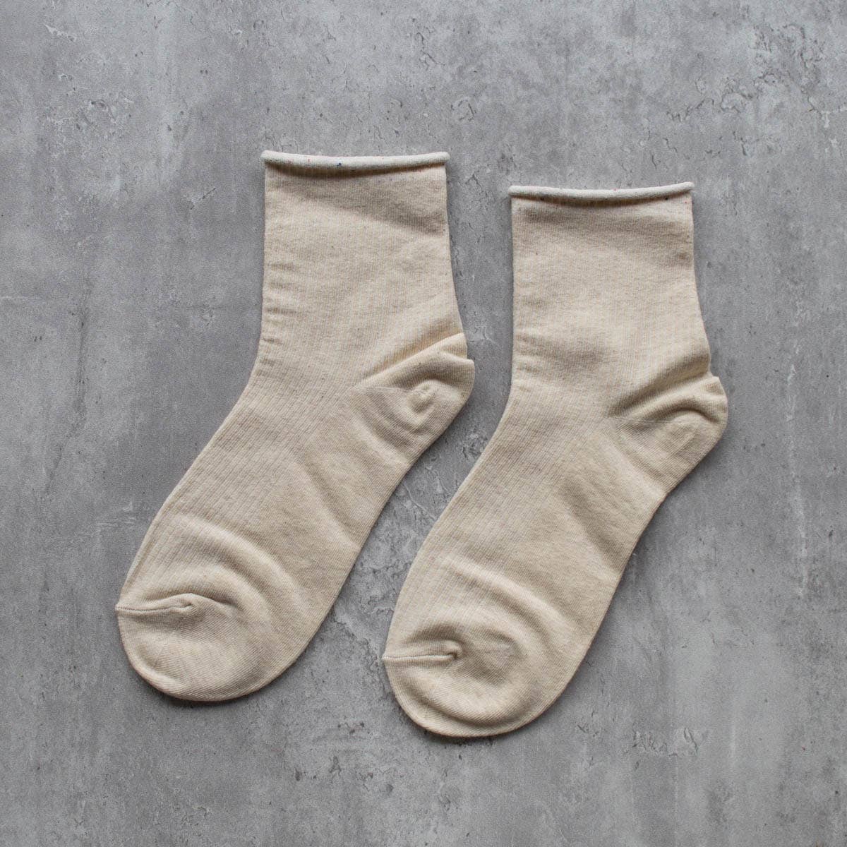 Roll up Basic Casual Socks Fall-Winter Tiepology