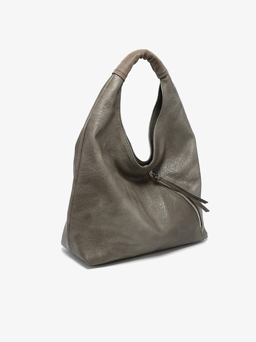 Kat Distressed Hobo Bag