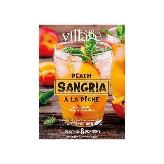 Sangria Peach Mix Box Core Gourmet Du Village