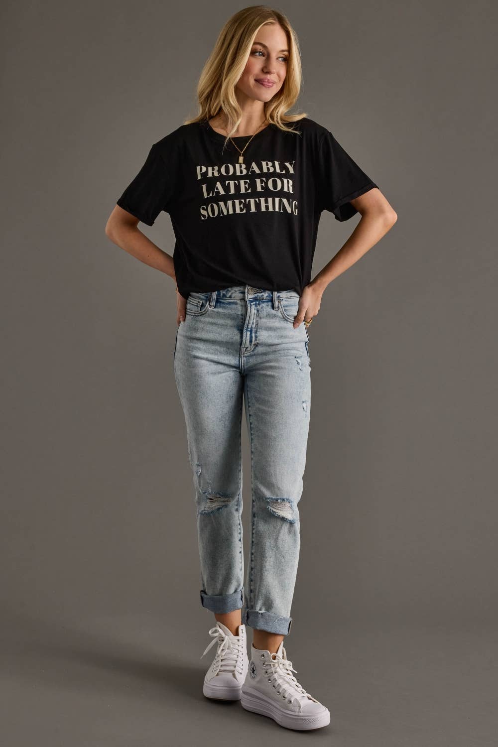 Panache Apparel Co. - Probably Late For Something Tee