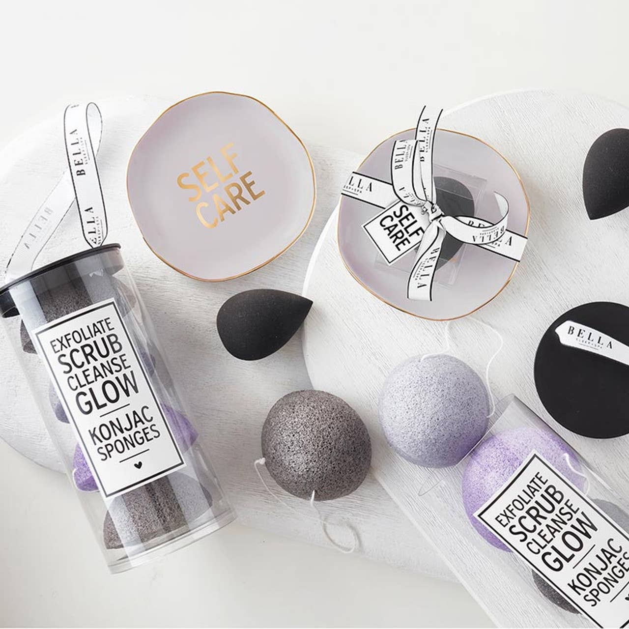 Facial Konjac Sponges - Lilac Ash Core Bella Sleep + Spa