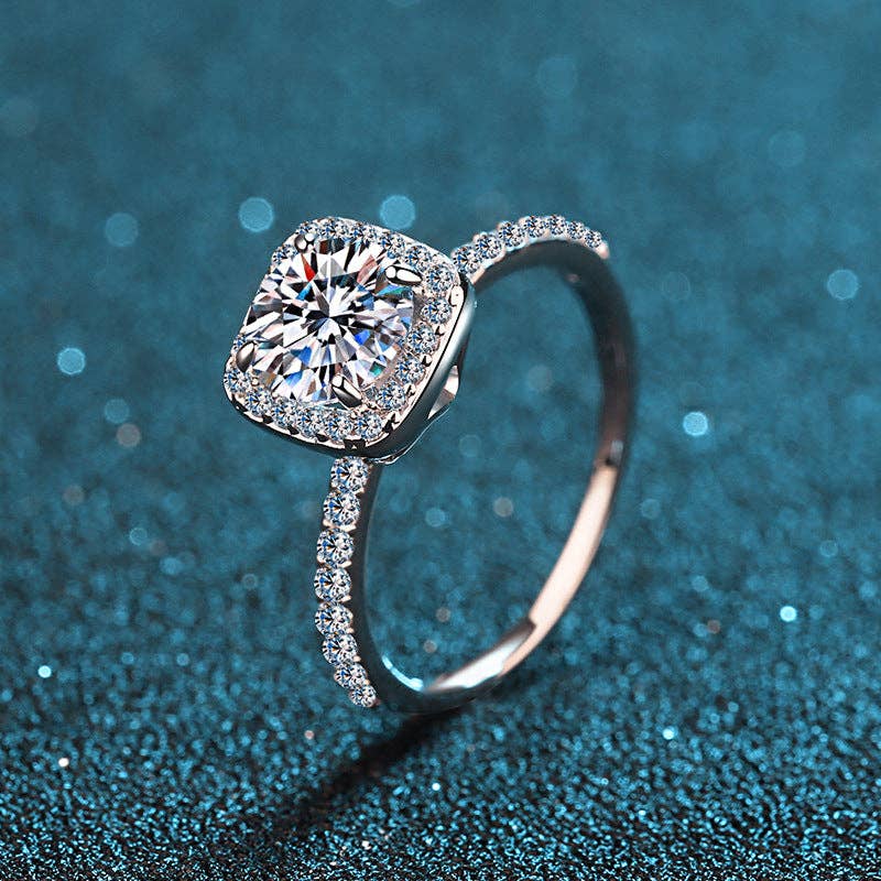 Four-Prong Moissanite Ring Core Perimade & Co. LLC