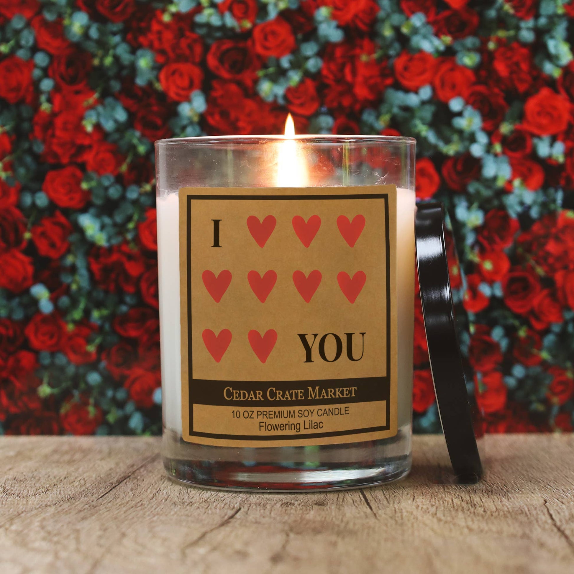 I (Heart) You Soy Candle Spring-Summer Cedar Crate Market