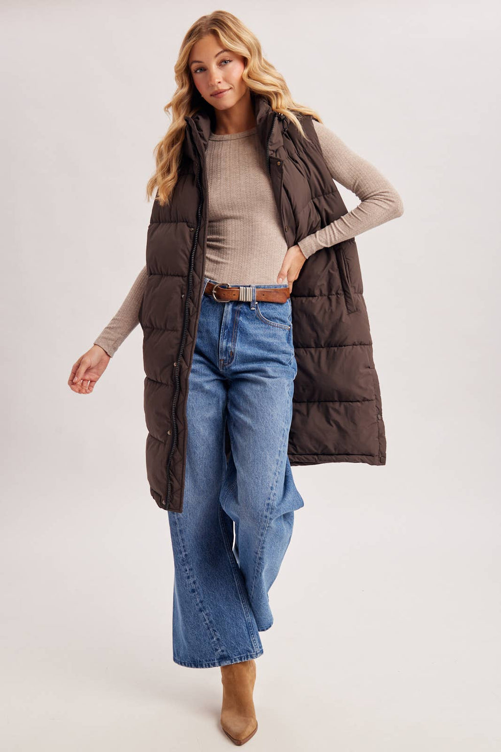 QUILTED PUFFER VEST