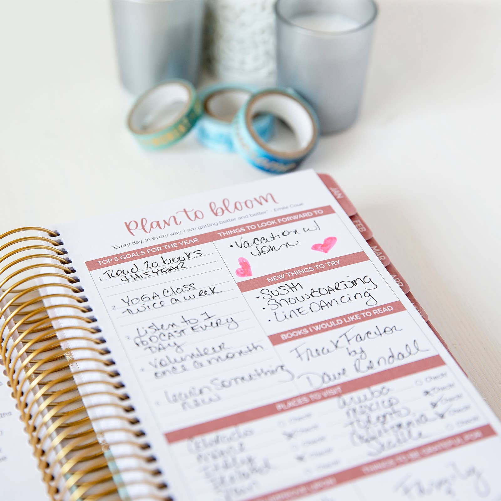 Undated Daily To Do List Planner & Calendar  bloom daily planners