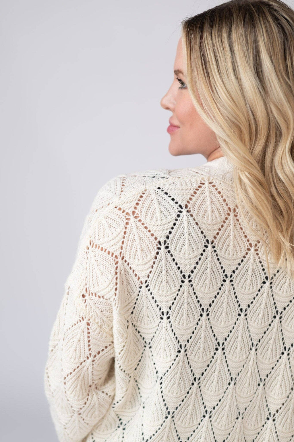 Kelly Knitted Cardigan- Ivory