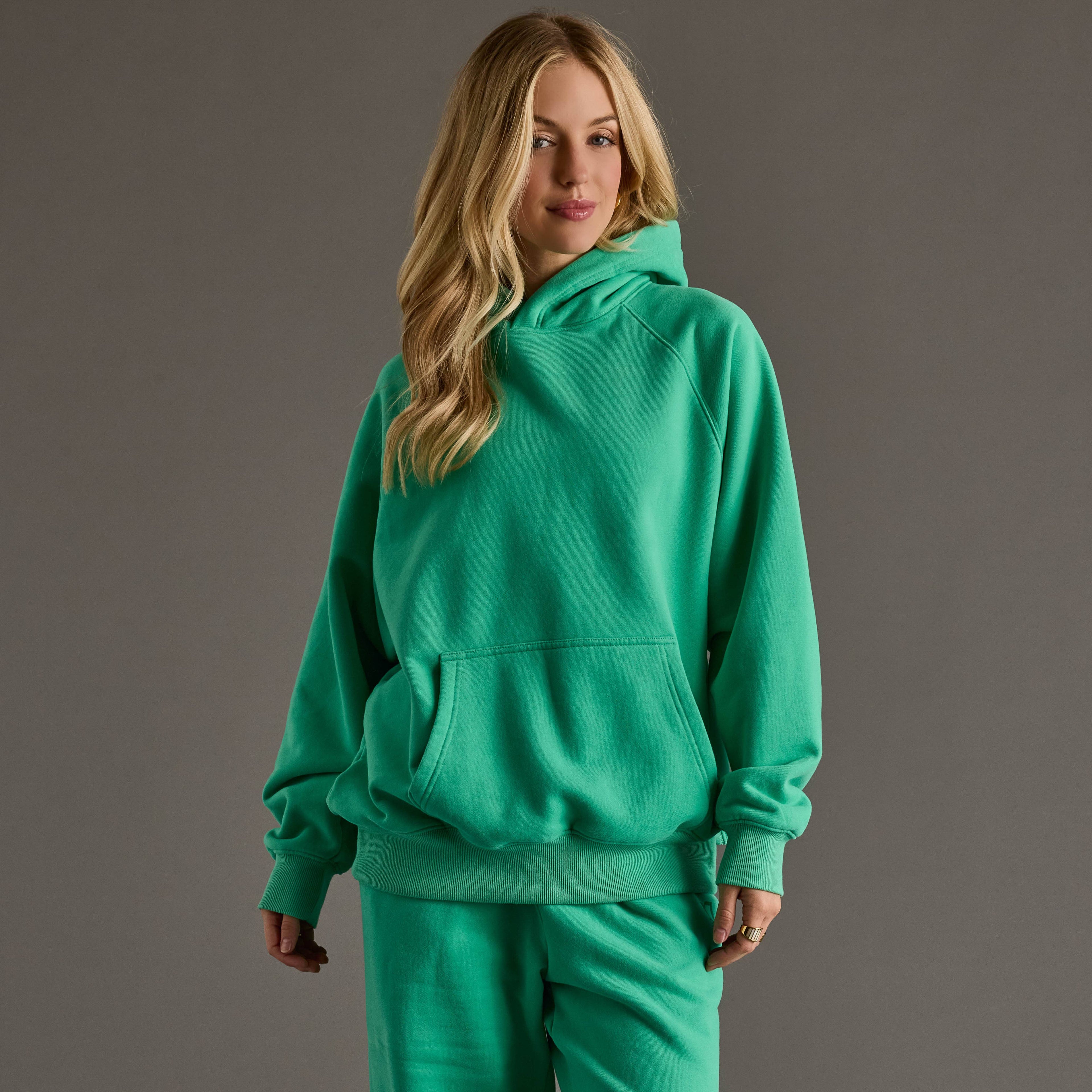 Green Panache Hooded Sweatshirt