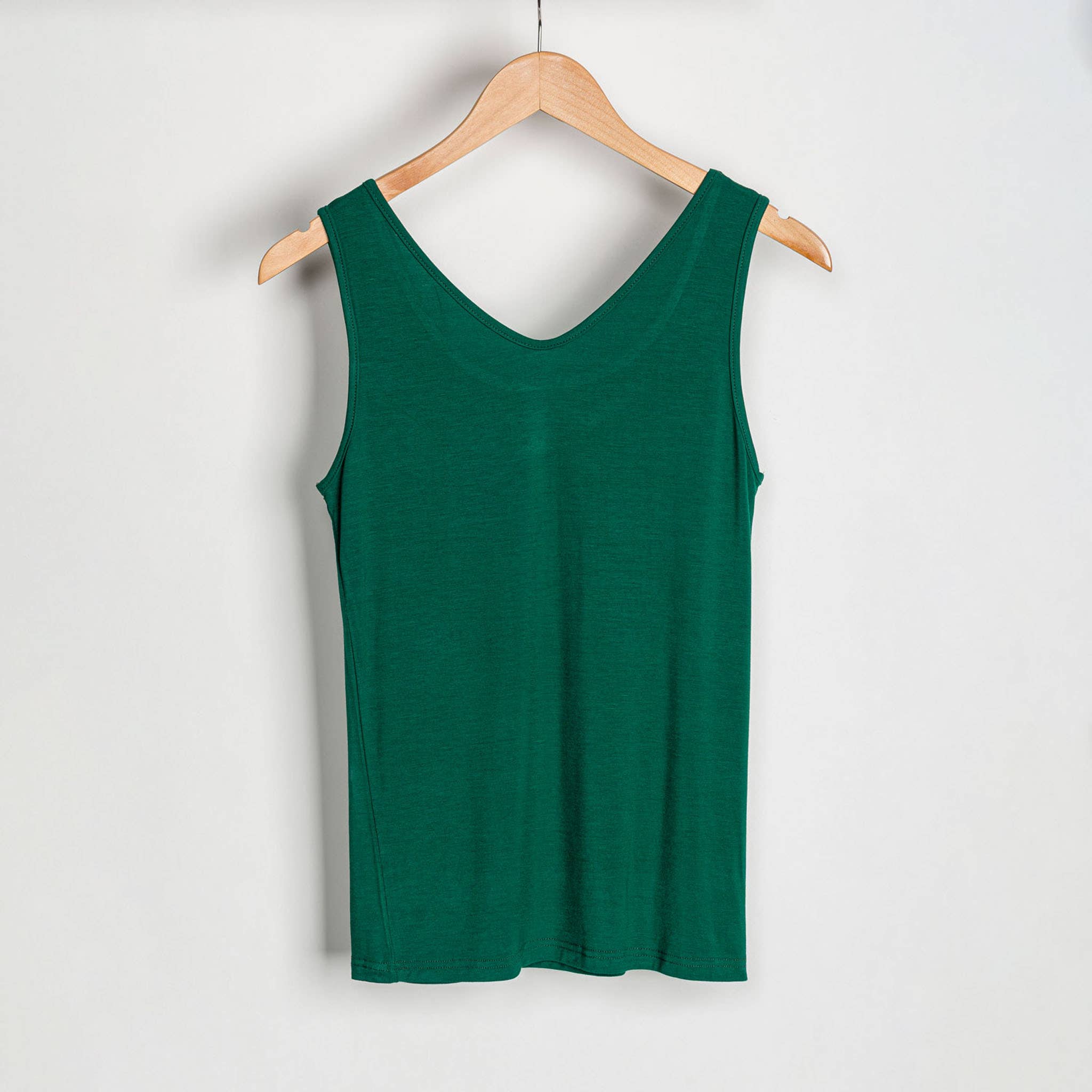 Reversible Tank Top | Lightweight Audrey Scoop & V-Neck Stretch Cami