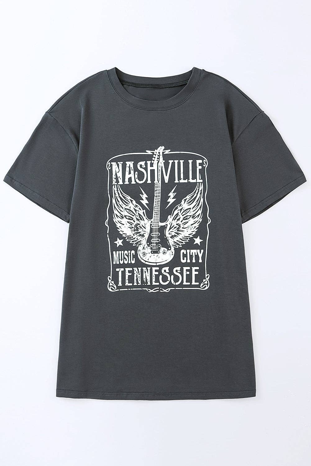 Nashville Tennesee Graphic Oversized T Shirt Spring-Summer Zeal Onyx, L.L.C.