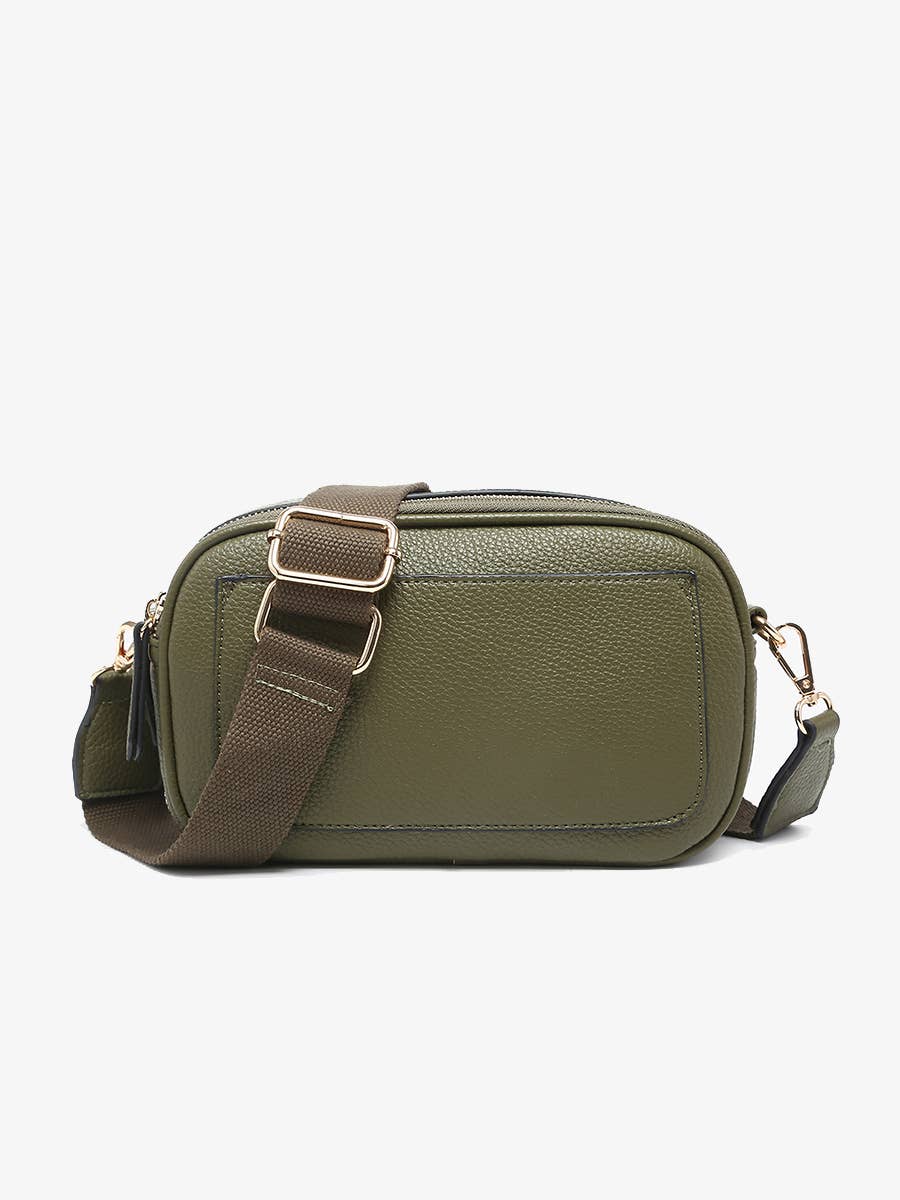 Sky Dual Zip Crossbody Bag – Slip Pocket | M2531