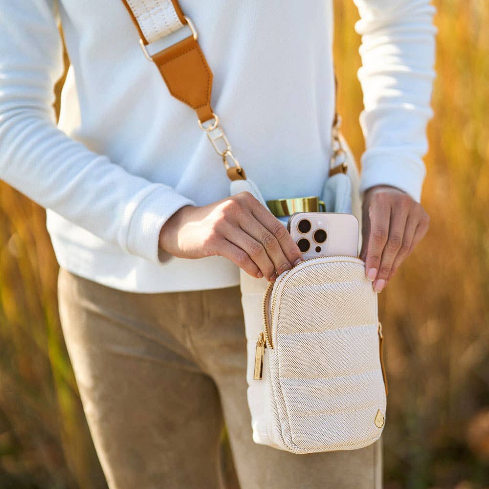 WanderFull - Original HydroBag - Oatmeal Canvas HydroBag® with Canvas and Vegan Leather Strap