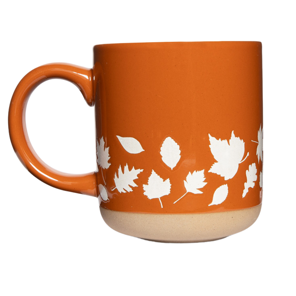 Coffee Mug - Fall Leaves 14oz Stoneware | Fall Decor & Autumn Gifts
