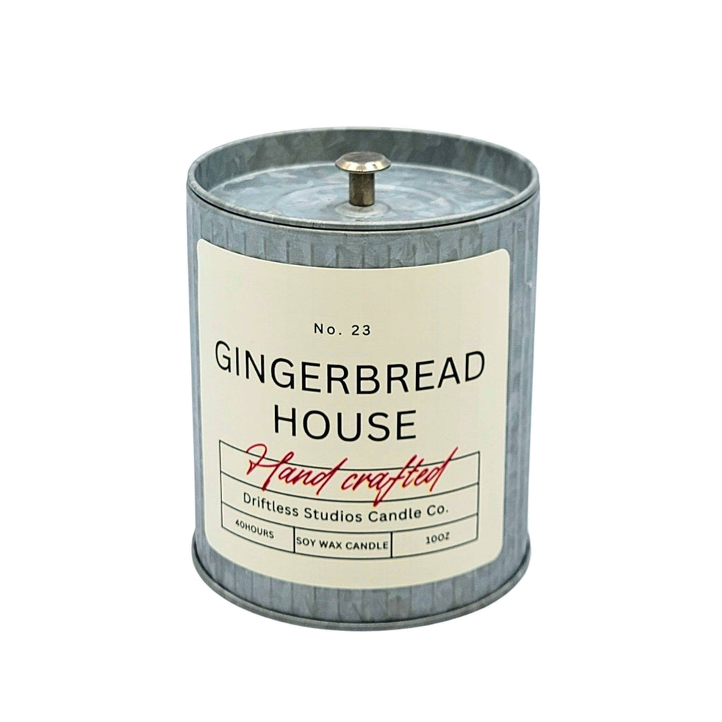 Gingerbread House Farmhouse Christmas Candle - Holiday Decor