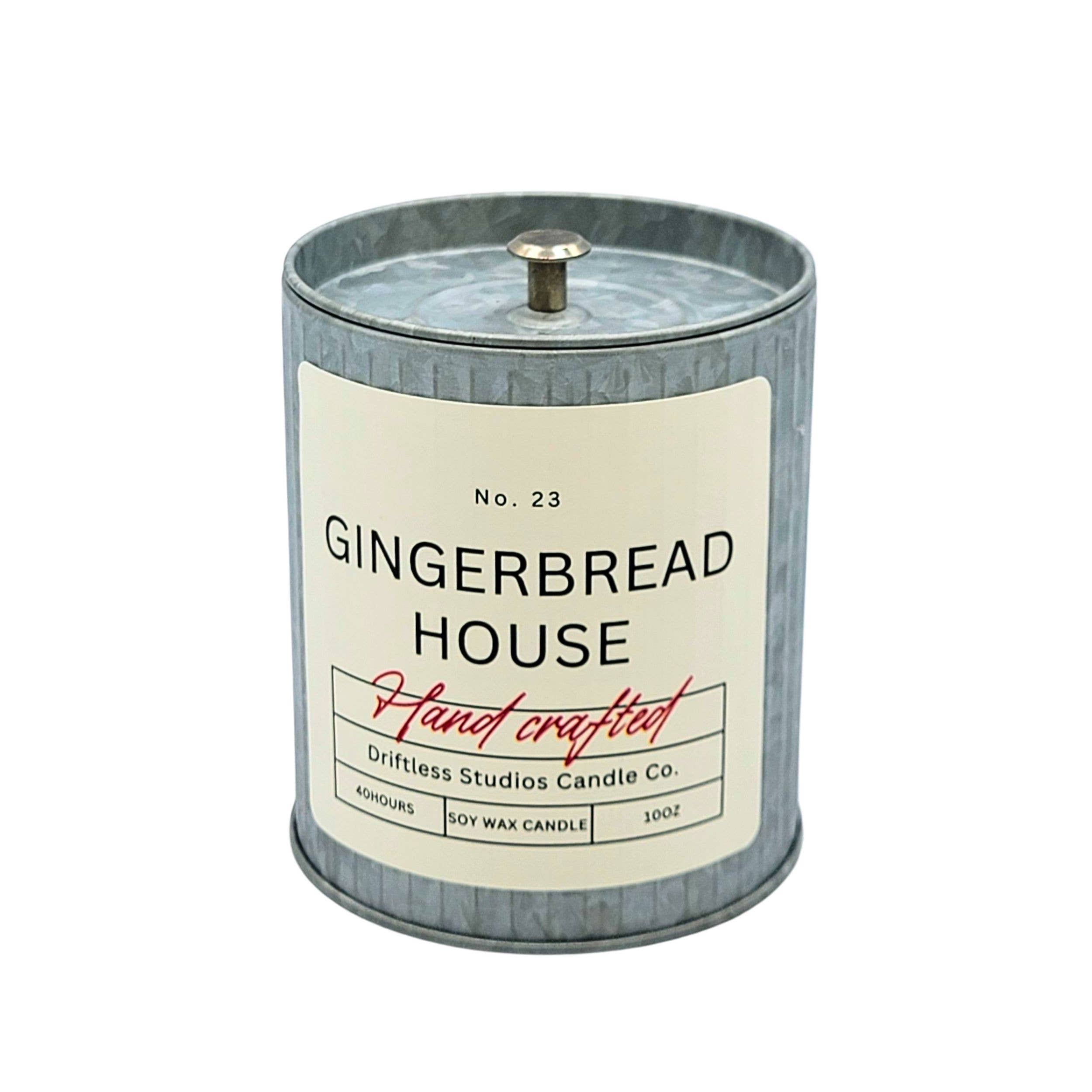 Gingerbread House Farmhouse Christmas Candle - Holiday Decor