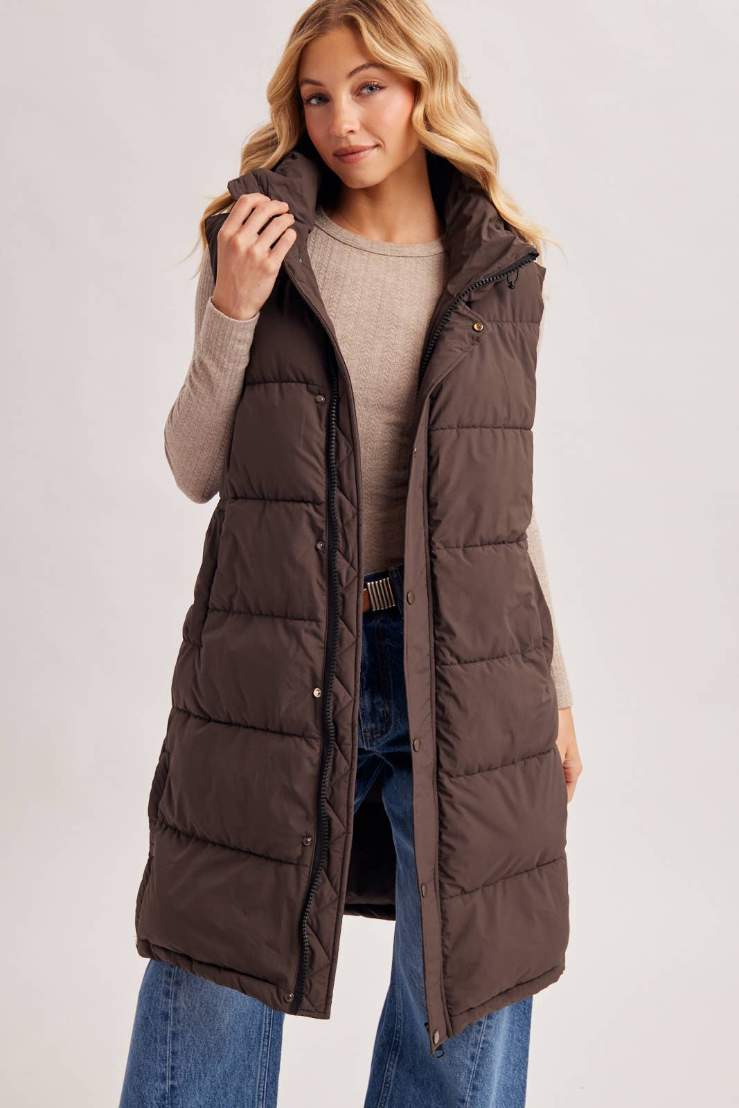 QUILTED PUFFER VEST