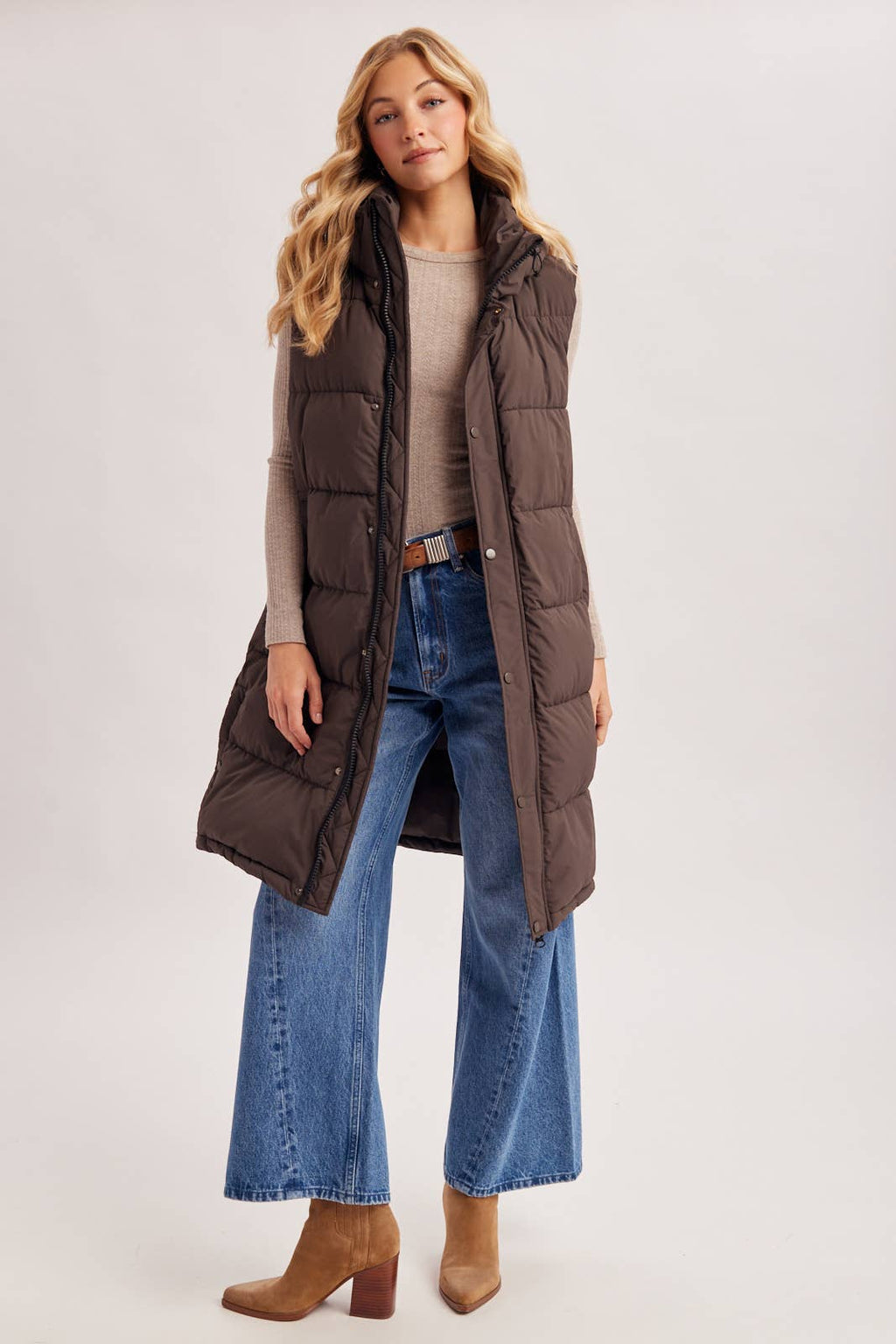 QUILTED PUFFER VEST