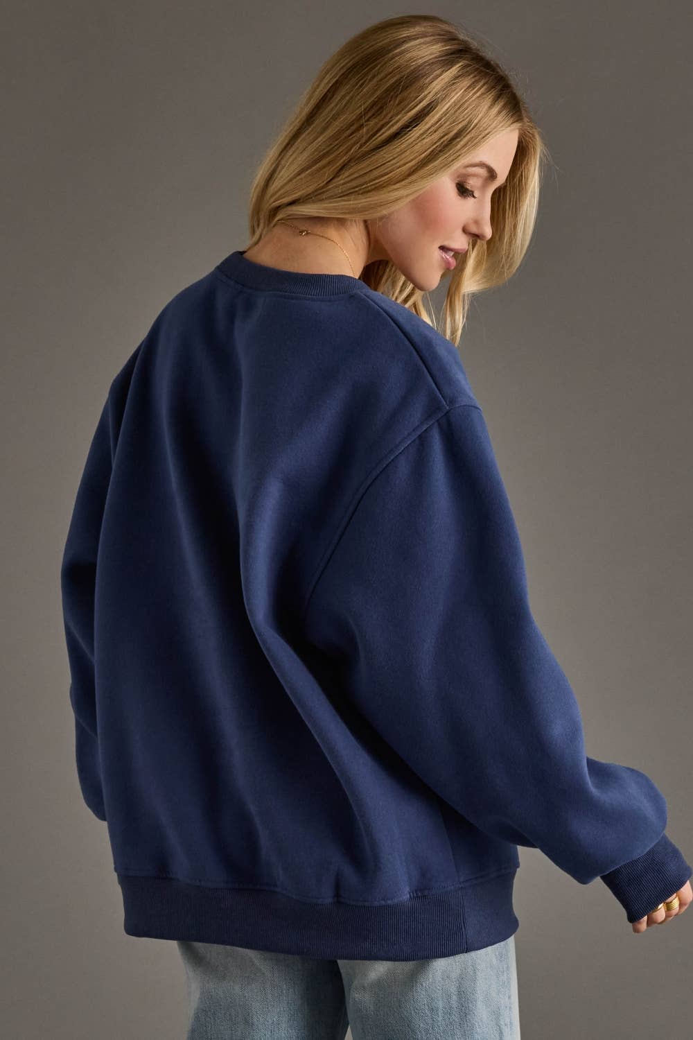 Dark Blue Drink At The Cabin Sweatshirt