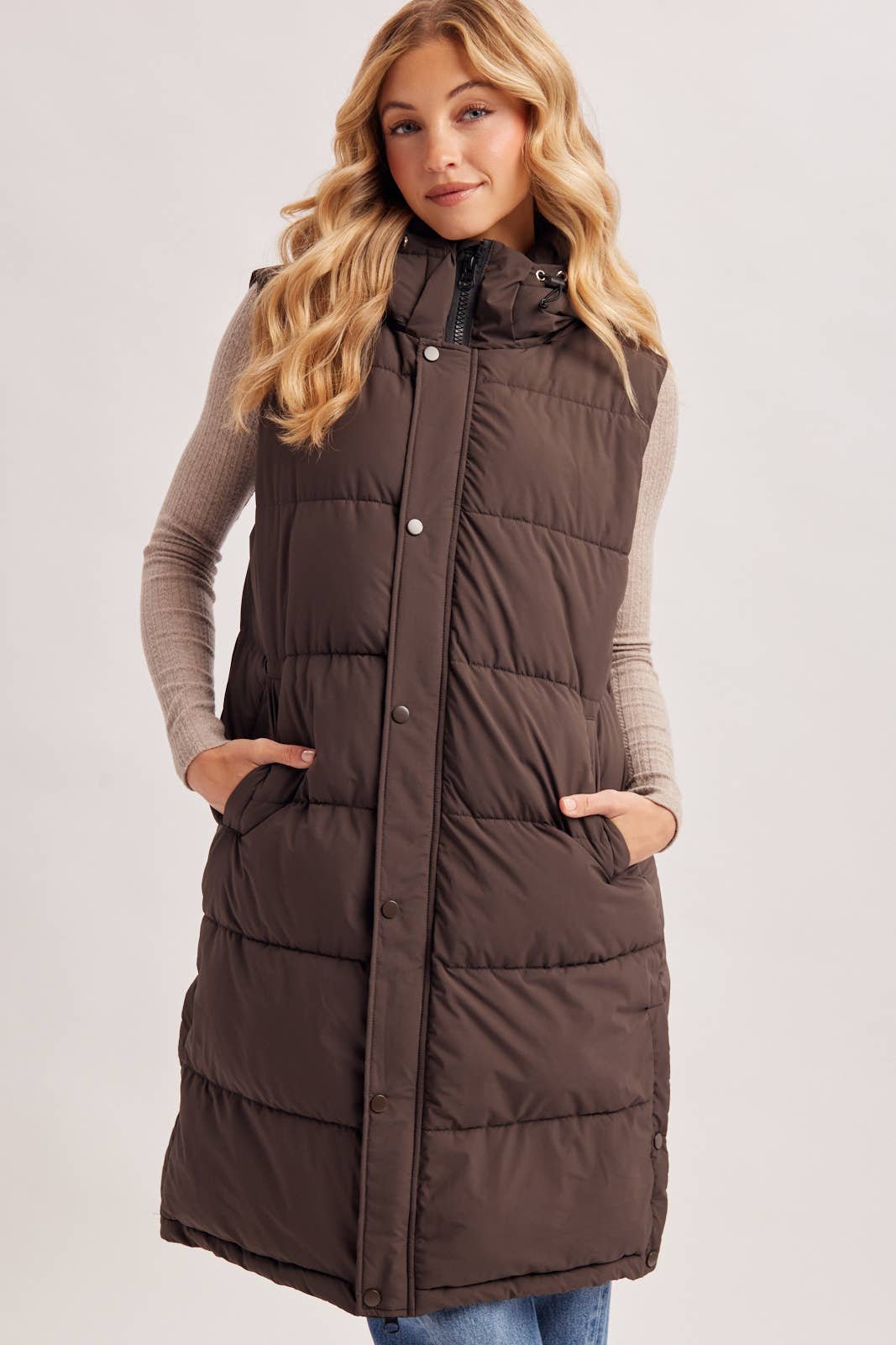 QUILTED PUFFER VEST