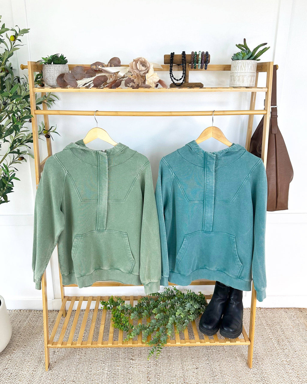 Ryker Vintage Wash Hoodie - Teal