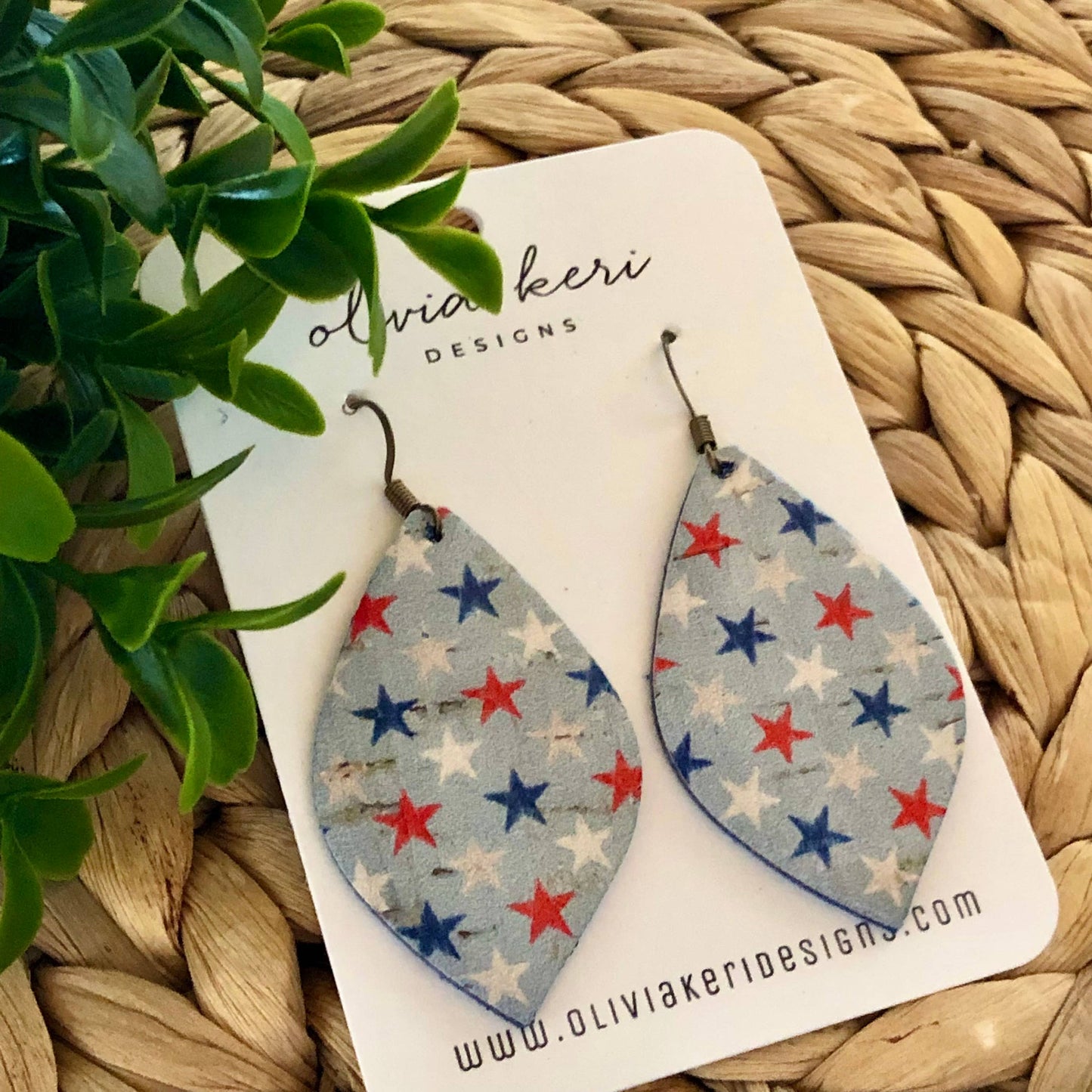 Olivia - Patriotic Blue Stars Spring-Summer Olivia Keri Designs