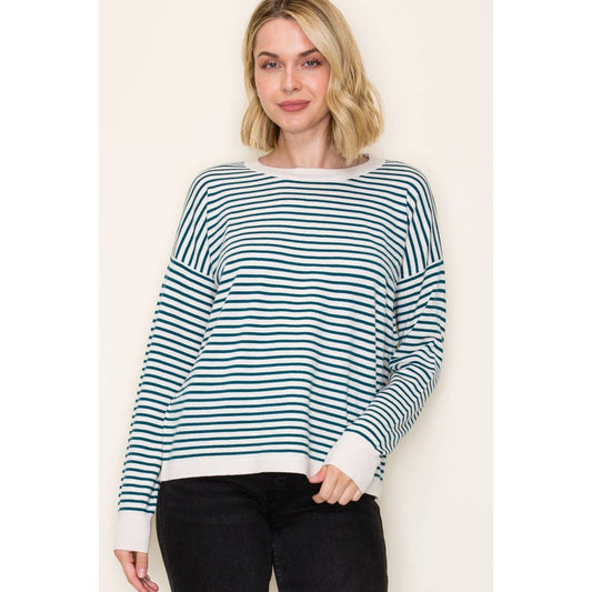 STRIPED SWEATER EVERYDAY PULLOVER STACCATO