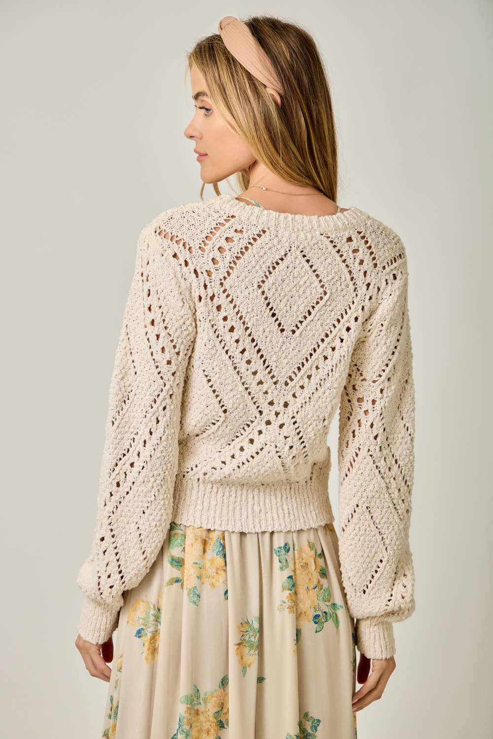 Crochet Knit Cardigan