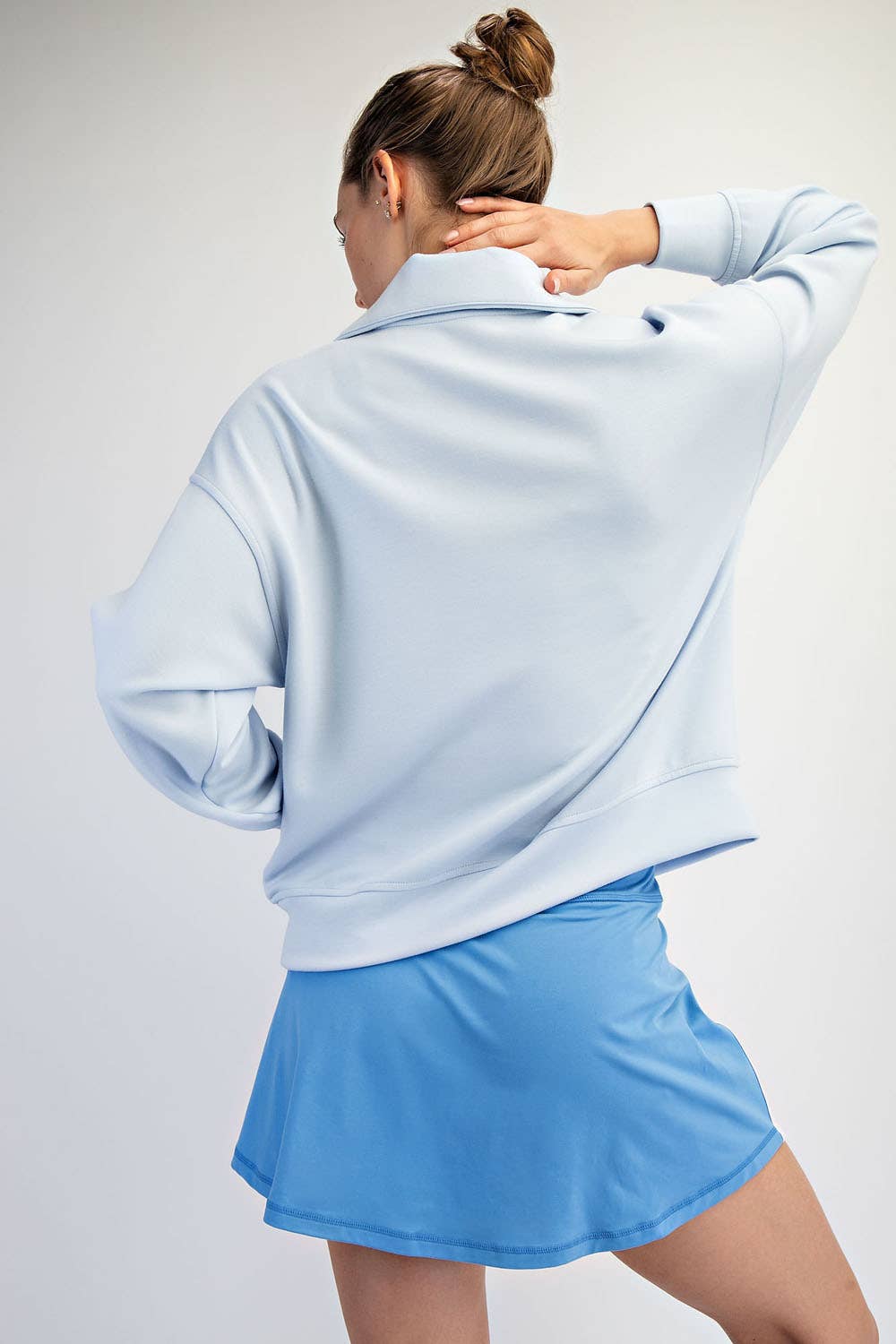 Butter Smooth Quarter Zip Mock Neck Pullover