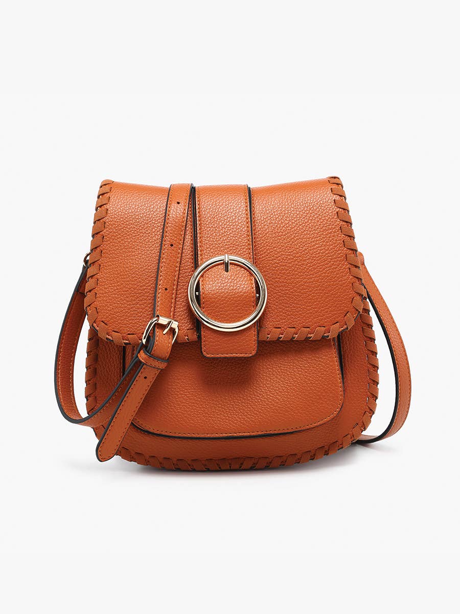 Sandra Buckle Flapover Crossbody