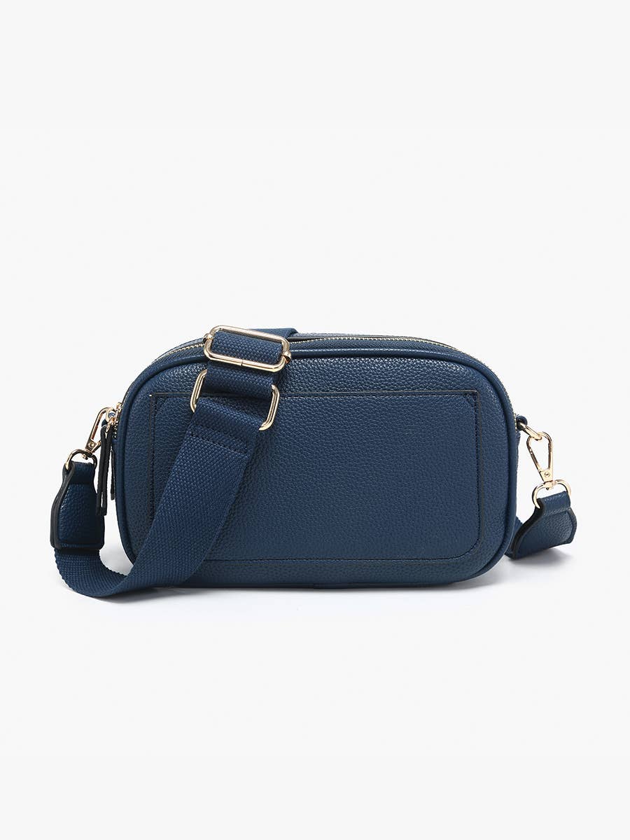 Sky Dual Zip Crossbody Bag – Slip Pocket | M2531