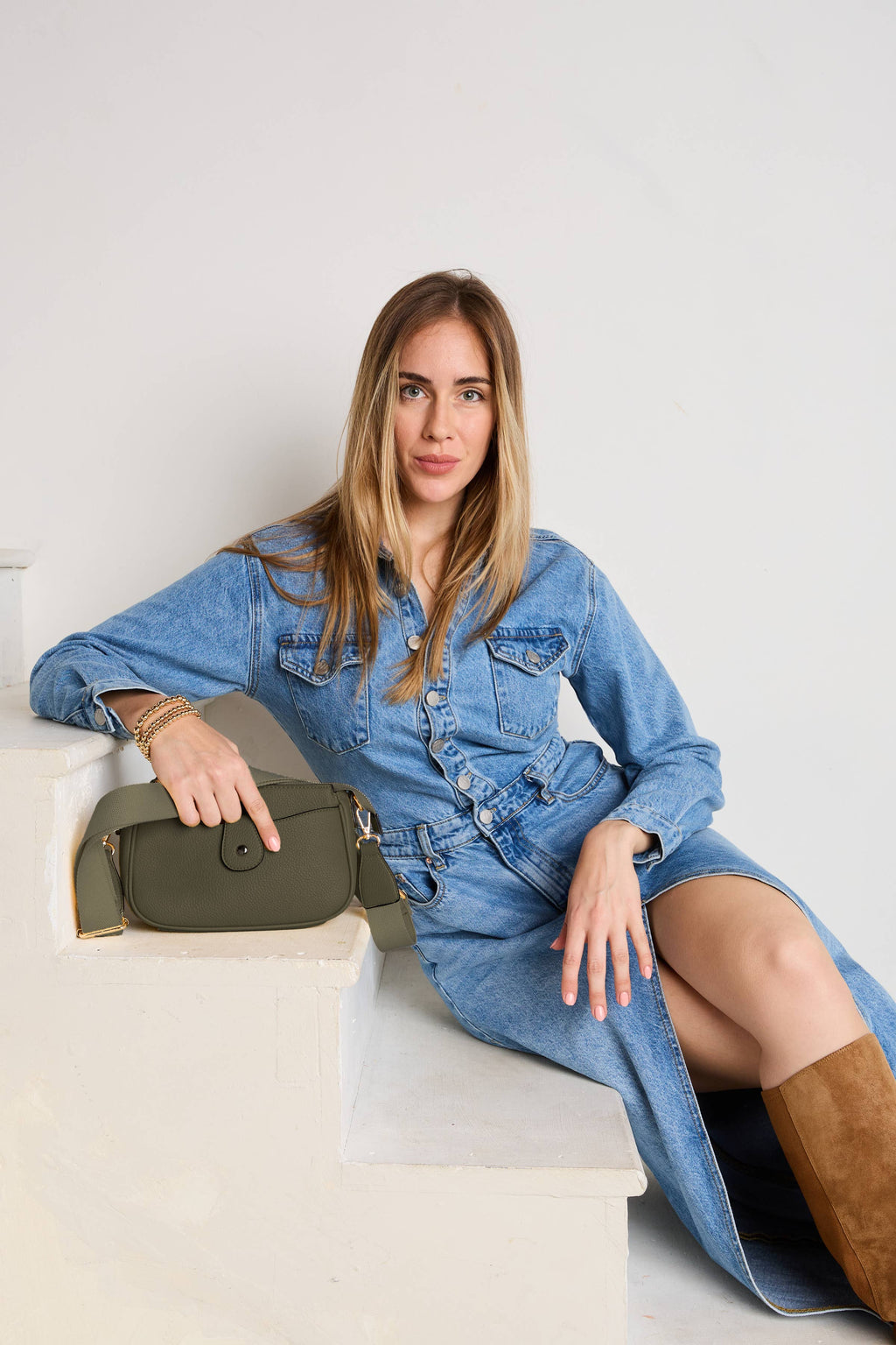 Kallie Snap Front Crossbody w/ Nylon Strap