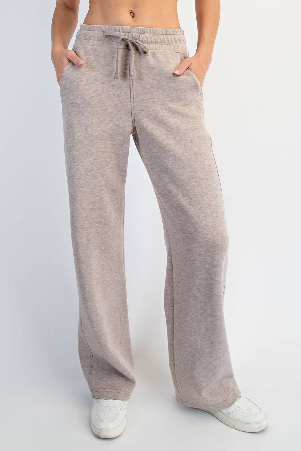Modal Scuba High Rise Wide Leg Pants