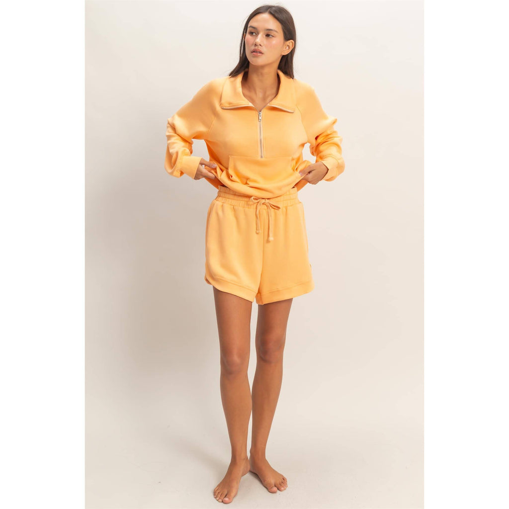 Half-Zip Collar Pullover