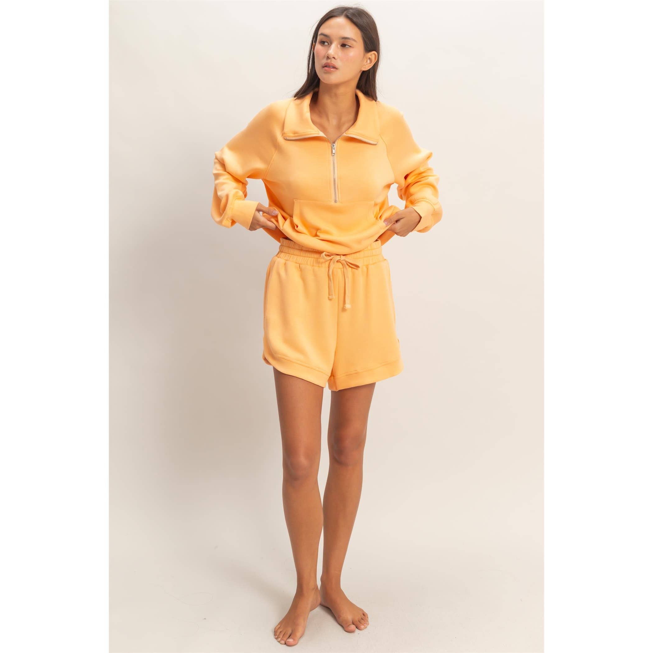 Half-Zip Collar Pullover