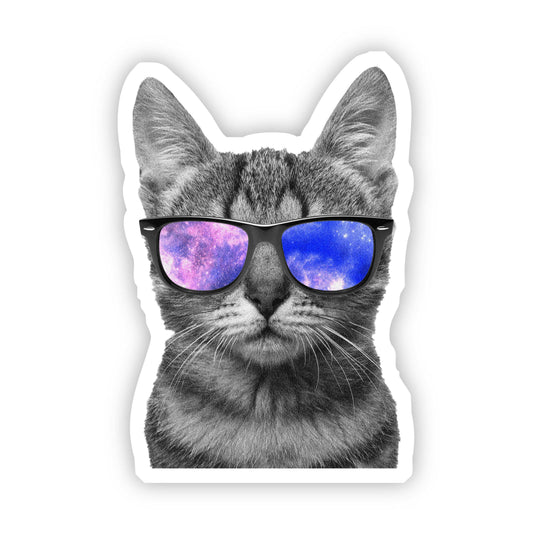 Cat Sunglasses Sticker Core Big Moods