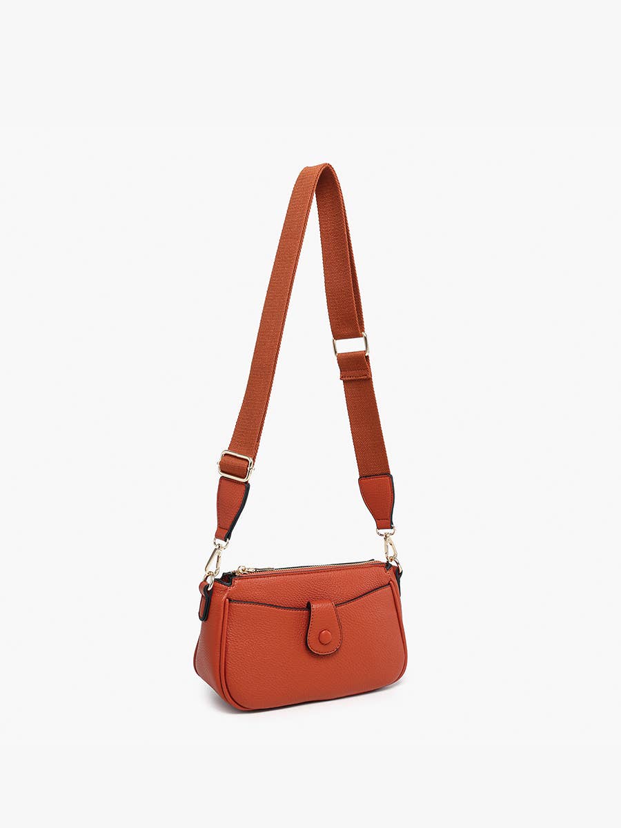 Kallie Snap Front Crossbody w/ Nylon Strap