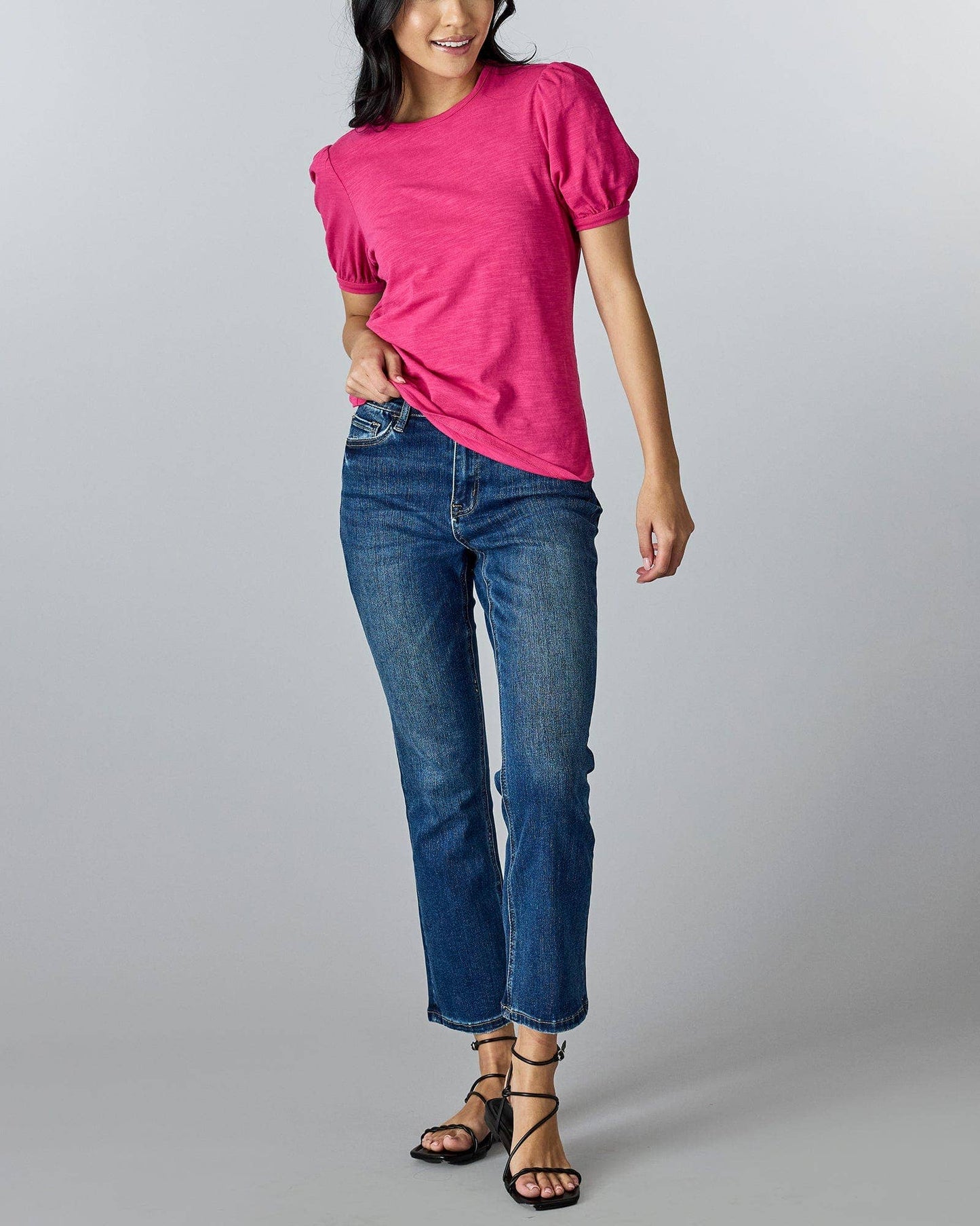 Perfect Puffed Sleeves Tee Spring-Summer Downeast