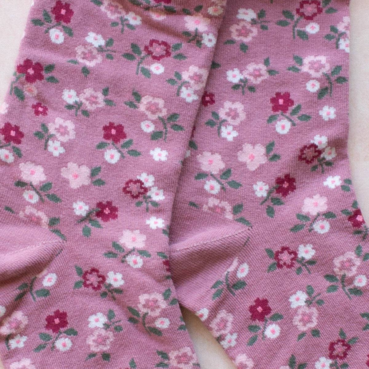 Garden Flower Socks Core Tiepology