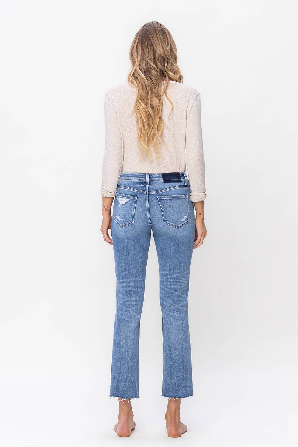 MID RISE SLIM STRAIGHT JEANS ALTRUISTICALLY Spring-Summer FLYING MONKEY